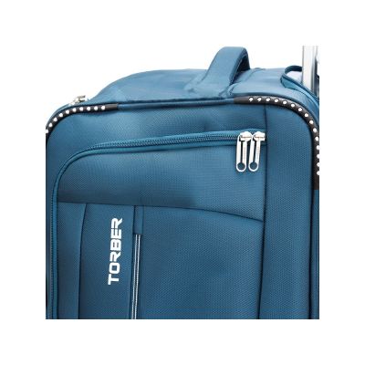 Сумка на колесах TORBER ВИВИ, синий, полиэстер, 69 х 30 х 32 см, 56 л-5