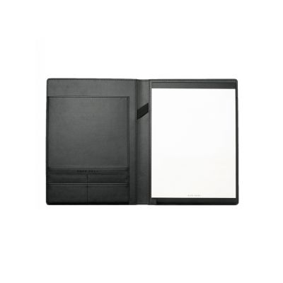 Папка с бумажным блоком А4 Essential. Hugo Boss, черный-5
