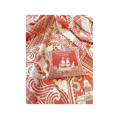 Платок Русская резьба по кости-5