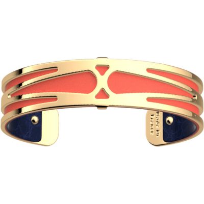 Браслет-бэнгл из латуни с гальваническим покрытием жёлтым золотом, 14мм-7