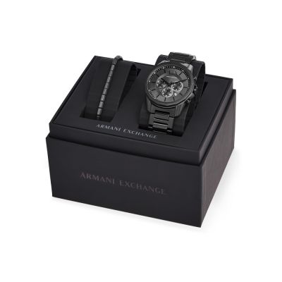 Подарочный набор: часы наручные мужские с браслетом. Armani Exchange-3