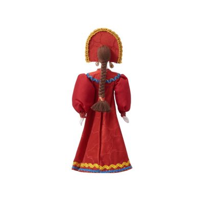 Подарочный набор: кукла фарфоровая, крем-мед, красный-10