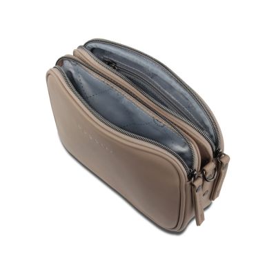 Сумка кросс-боди женская BUGATTI Almata, песочная, полиуретан, 21,5х6х15 см-3