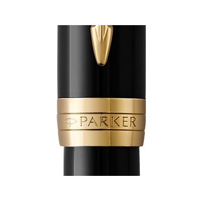 Перьевая ручка Parker Duofold Classic Centennial, Black GT, перо: F-5