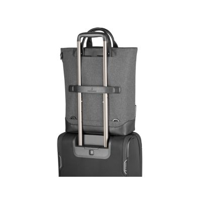 Сумка-рюкзак VICTORINOX Architecture Urban2 2way Carry Tote 15'',серая,полиэстер/кожа,40x15x40см,20л-7