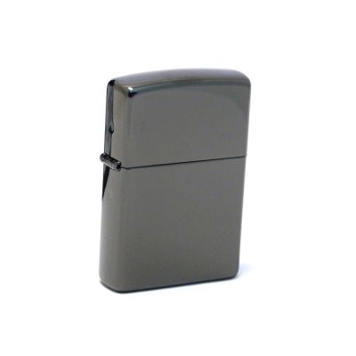 Зажигалка ZIPPO Classic с покрытием Ebony™, латунь/сталь, чёрная, глянцевая, 38x13x57 мм-0