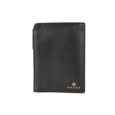 Бумажник для документов Cross Concordia Black, с ручкой Cross, кожа наппа, гладкая, черный-0
