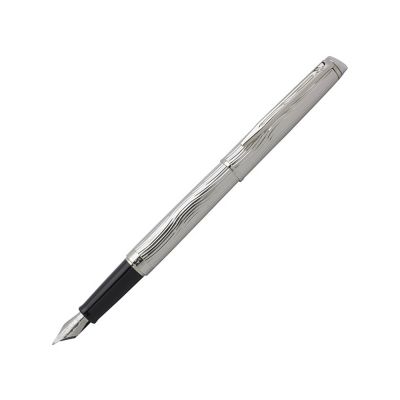 Перьевая ручка Waterman Hemisphere Deluxe , цвет: Metal CT, перо: F-2