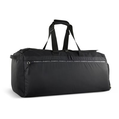 Сумка дорожная BUGATTI Blanc Delight, чёрная, нейлон RPET600D/тарпаулин/полиэстер, 67х32х29 см, 55 л-0