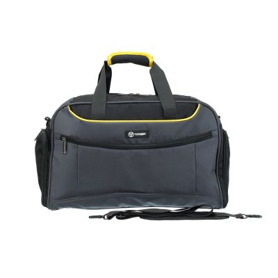 Сумка спортивная TORBER, серый, полиэстер, 48 х 24 х 30 см-3