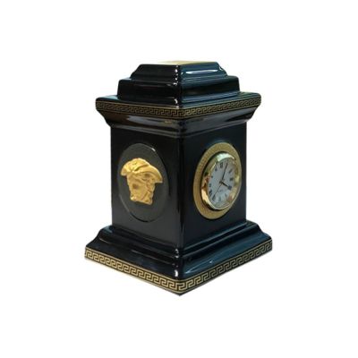 Настольные часы Medusa, фарфор, позолота-1