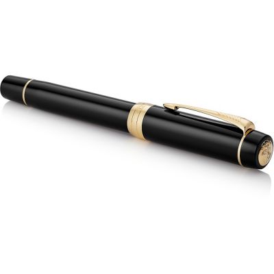 Перьевая ручка Parker Duofold Classic Centennial, Black GT, перо: F-3