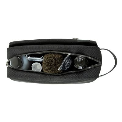 Несессер мужской BUGATTI Nero, чёрный, нейлон 1680D/кожа, 24х7,5х16 см-4