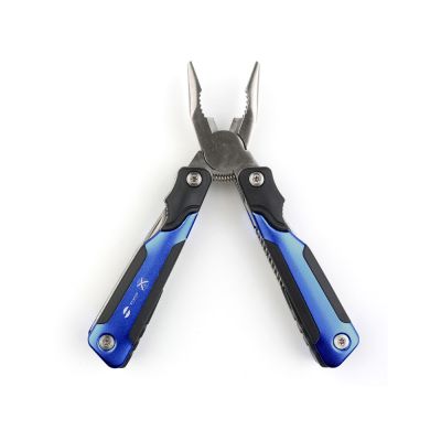 Мультитул Stinger, 104x45 мм, 15 функций, сталь/пластик, сине-чёрный, в комплекте нейлоновый чехол-1