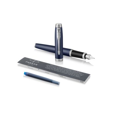 Ручка перьевая Parker IM Core Blue CT, темно-синий-2
