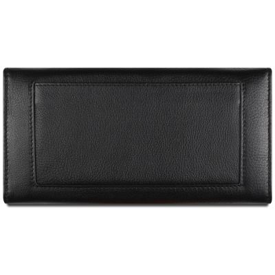 Кошелёк женский BUGATTI Lady Top, чёрный, натуральная воловья кожа, 20х2,5х10,5 см-5