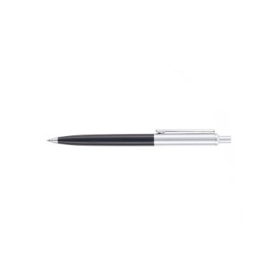 Ручка шариковая Pierre Cardin EASY. Цвет - черный и серебристый. Упаковка Е-2