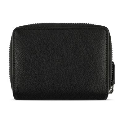 Кошелёк женский BUGATTI Bella, с RFID защитой, чёрный, воловья кожа/полиэстер, 12х2,5х9,5 см-4