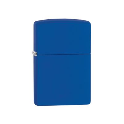 Зажигалка ZIPPO Classic с покрытием Royal Blue Matte, латунь/сталь, синяя, матовая, 38x13x57 мм-0
