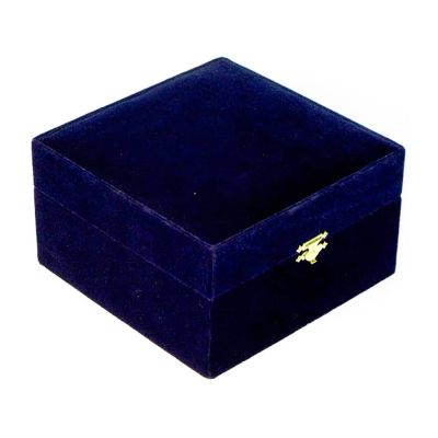 Набор: стакан с подстаканником и ложкой, белый/синий-1