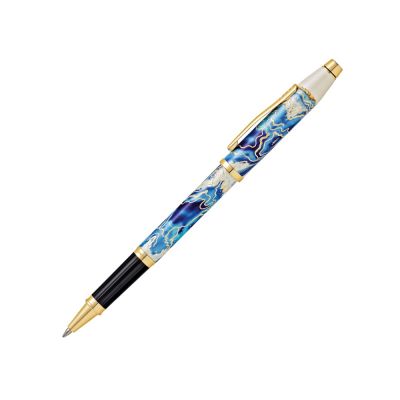 Ручка-роллер Selectip Cross Wanderlust Malta, белый, синий-0