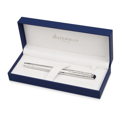 Ручка-роллер Waterman модель Hemisphere Deluxe Metal CT в футляре-4