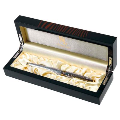 Ручка-роллер William Lloyd, серебристый/золотистый-1