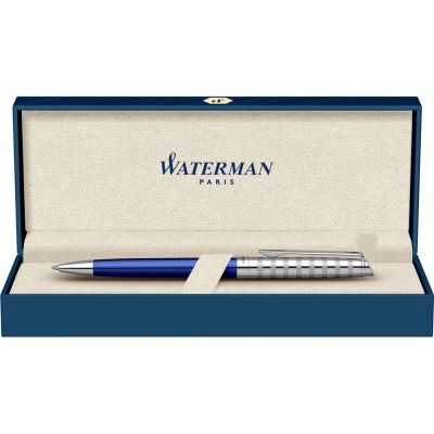 Шариковая ручка Waterman Hemisphere French riviera Deluxe BLU LOUNGE в подарочной коробке-1