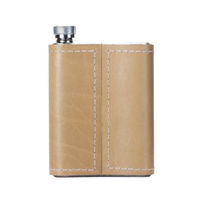 Фляга 500 (белая кожа), 0,25 л-1