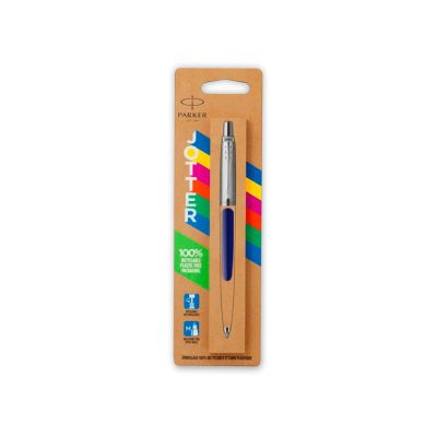 Шариковая ручка Parker Jotter ORIGINALS NAVY BLUE CT (2747C), стержень: M blue ЭКО-УПАКОВКА-1