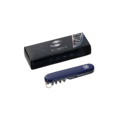 Нож перочинный Stinger, 90 мм, 4 функции, материал рукояти: АБС-пластик (синий)-8