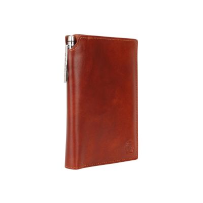 Бумажник для документов Cross Vachetta New Cognac, с ручкой Cross, кожа наппа, гладкая, рыже-корич.-2