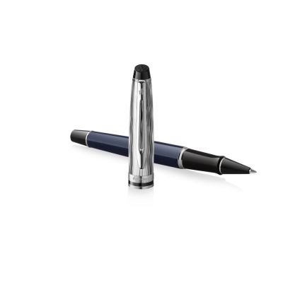 Ручка-роллер Waterman Expert22 SE deluxe Blue CT, цвет: Black, в подарочной упаковке-2