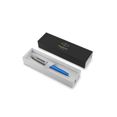Шариковая ручка Parker Jotter Originals Blue Chrom CT, стержень: M blue в подарочной упаковке-3