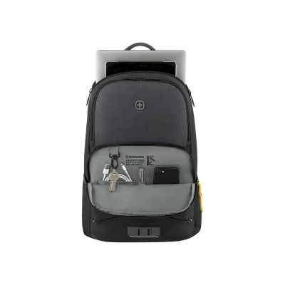 Рюкзак WENGER Trayl 15.6, чёрный, переработанный ПЭТ, 34 x 20 x 45 см, 22 л.-5