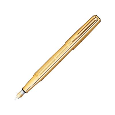 Перьевая ручка Waterman Exception Solid Gold, цвет: Gold (золото),  перо: M, перо: золото 18К-0