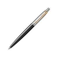 Шариковая ручка Parker Jotter K160, цвет: Black/GT, стержень: M, цвет чернил: blue, в подарочной упаковке.