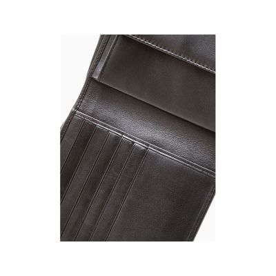 Портмоне BUGATTI Atlanta, чёрное, натуральная воловья кожа, 10,5х2х12,5 см-6