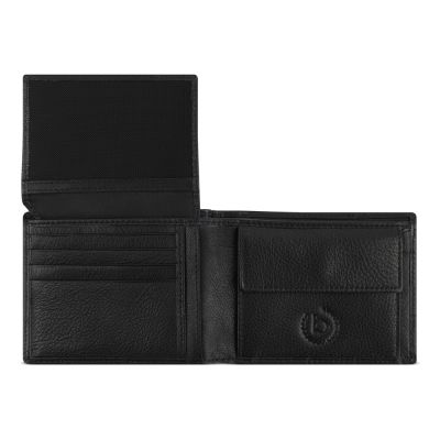 Портмоне BUGATTI Nevio, чёрный, воловья кожа/козья кожа/полиэстер, 12,5х2,5х9,3 см-2