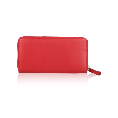 Кошелёк Cross Colors Chili, кожа наппа, гладкая, цвет красный-2