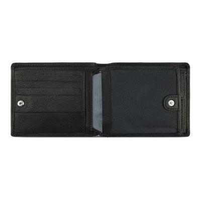 Портмоне BUGATTI Bomba, с защитой данных RFID, чёрное, кожа/полиэстер, 12х2х9,5 см-3