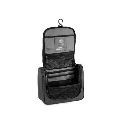 Несессер дорожный BUGATTI Contratempo, чёрный, нейлон, 26,5х10х20 см, 4 л-1