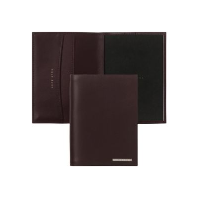 Обложка для блокнота А7 Essential. Hugo Boss, бургунди-0