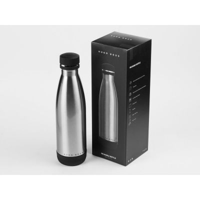 Термобутылка с вакуумной изоляцией Matrix  Silver,  Hugo Boss-1