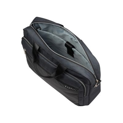 Портфель мужской BUGATTI Sera, антрацитовый, полиэстер, 40х11х34 см-2