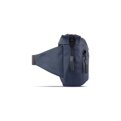 Сумка на пояс BUGATTI Blanc, синяя, тарпаулин/полиэстер, 26х5,5х13,5 см-5
