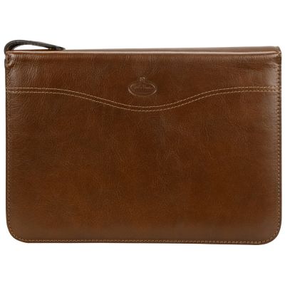 Папка на молнии Первое лицо Giulio Barсa, коричневый-2