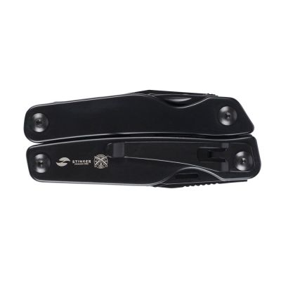 Мультитул Stinger, 100x40 мм, 11 функций, сталь, чёрный, в комплекте нейлоновый чехол-3