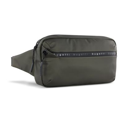 Сумка на пояс BUGATTI Blanc, оливковая, тарпаулин/полиэстер, 26х5,5х13,5 см-0