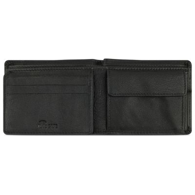 Портмоне BUGATTI Banda, с защитой данных RFID, чёрное, кожа/полиэстер, 10,5х2х8,3 см-2